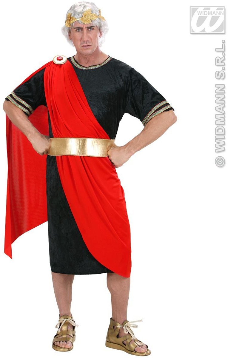 Toga Kostuum | Stijlvol Nero Kostuum Man | Large | Carnaval kostuum | Verkleedkleding